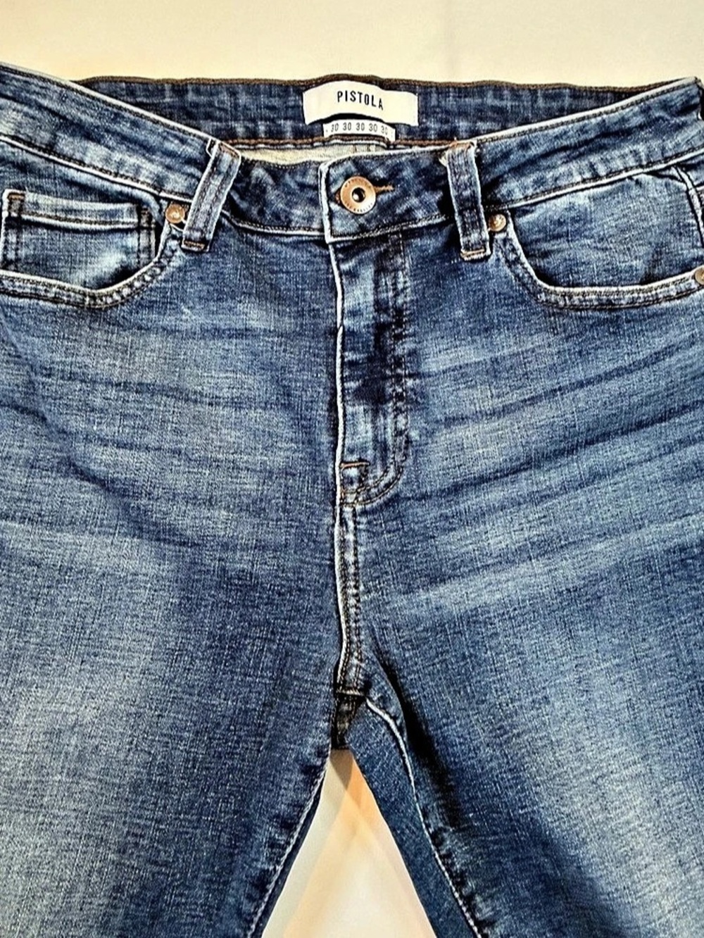 Pistola Revolve Skinny Jeans – Medium Wash – Size 30 - Picture 4 of 6